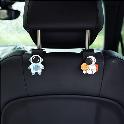 Car Backseat Headrest Hook/Hanger Universal Durable Organiser Space Saver for Handbag, Wallets, Keys, Grocery Bags